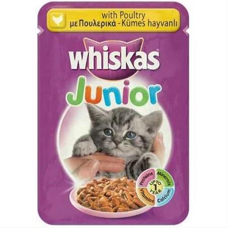 Whiskas 100 gr Junior(Yavru) Kümes Hayvanlı Kedi Maması