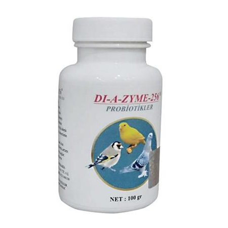 Diazyme 256 Kuşlar İçin Doğal Probiyotik Takviyesi 100 Gr